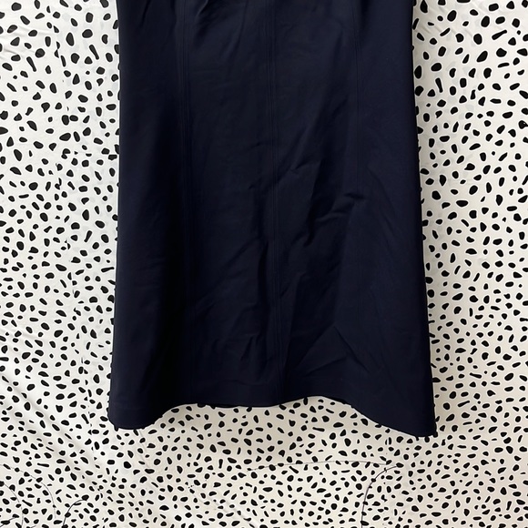 Theory Navy Blue Fit & Flare Dress - Picture 3 of 6
